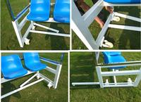Sièges de stade de bonne qualité avec support dorsal Chaises de stade pour gradins Prix d'usine