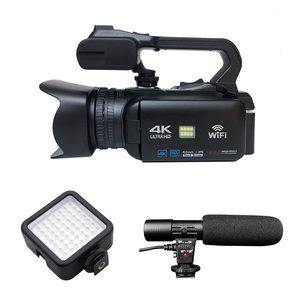 Caméra vidéo 4K Caméscope Vlogging Caméra <span class=keywords><strong>YouTube</strong></span> numérique IR Vision nocturne 48MP avec carte SD 64 Go 128 Go - Product Image 1