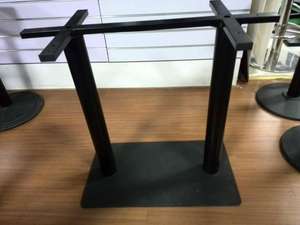 Base de <span class=keywords><strong>table</strong></span> à double tube robuste Support durable pour tables à manger commerciales à domicile - Product Image 4