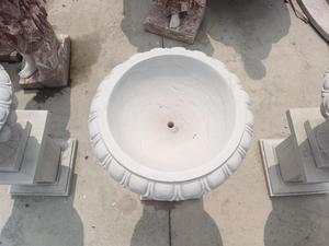 Macetas Grandes de Mármol Blanco para Exteriores, Modernas y Personalizadas, Hechas a Mano, Urnas Talladas para Plantas, Decoración de Jardín - Product Image 4