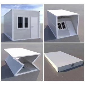 Maison préfabriquée pliable en conteneur portable prête à l'emploi à vendre Maison mobile préfabriquée pliante préfabriquée pour expédition Prix - Product Image 2