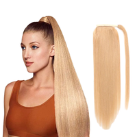Extensions de cheveux vierges en queue de cheval, peuvent être teintes et permanentées, dreadlocks brutes, perruques de cheveux brésiliens, extensions à trame unique