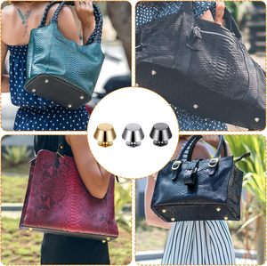 LXUEJIE Set Purse Feet For <b>Handbags</b> And Hollow Hole Puncher Screwdriver Screw Back Stud Purse Feet Nailhead Brass Studs Rivets F - Product Image 4