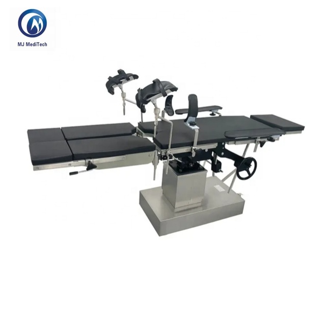 MJ MEDICAL MJ-3001 Best-selling Manual Stainless Steel CE Certified 2-Year Warranty 2100mm Length High Tilt Operating Table