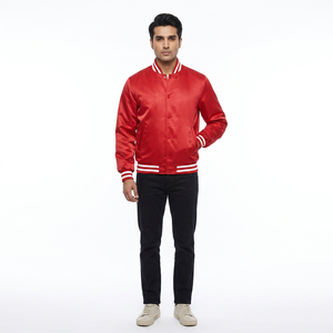 Custom 2025 High Quality Custom Printing Long Sleeve <b>Men's</b> <b>Baseball</b> <b>Jacket</b> <b>for</b> <b>Men</b> Plain Blank Letterman Varsity <b>Jackets</b> - Product Image 1