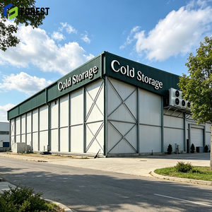 Edificio Refrigerado para Almacenamiento, Resistente a Terremotos, para Distribución de Mariscos, Panel Sándwich de Poliuretano de Grado Profesional - Product Image 1