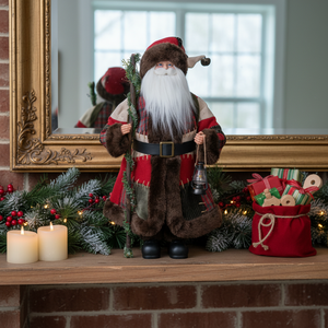 Statuette di Babbo Natale a Grandezza Naturale in Stile Vintage per Negozi, Prezzo all'Ingrosso - Product Image 3