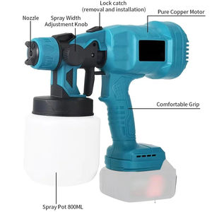 Pistola de Pintura Eléctrica de Alta Presión OEM/OBM con Batería Recargable, Pistola de Pintura Automática - Product Image 3