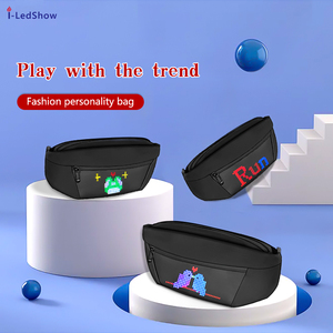 Sac banane messager étanche avec connexion APP, affichage LED, doublure en polyester et coton, port USB, ouverture et fermeture à fermeture éclair - Product Image 3