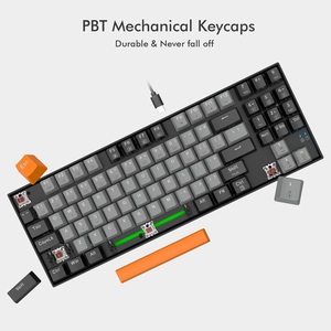 Teclado Mecánico LED <span class=keywords><strong>TKL</strong></span> de 89 Teclas Nuevo de Fábrica con Interfaz USB-C para Oficina y Juegos, con Teclado Numérico Independiente - Product Image 5