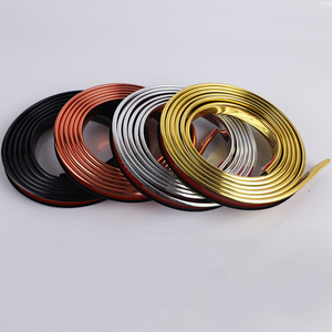 14.167 Wholesale 3M Furniture Decorative Plastic Strips Decorative Sofa Strip Trim <strong>Chrome</strong> Golden Silver PVC Edge Banding <strong>Tape</strong> - Product Image 2