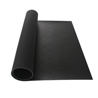 Schwarze Mehrmuster-Wasserdichte PVC-Bodenmatte Vinyl-Linoleum für Auto / Zuhause / Fahrzeug