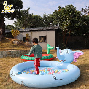 Fontaine gonflable en forme d'éléphant Lowj pour enfants, jeux aquatiques en PVC pour l'extérieur - Product Image 1