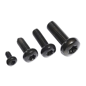 สกรูหัวจม Torx แบบดาว ขนาด M2 M2.5 M3 M4 M5 M6 มาตรฐาน DIN7985 ผลิตจากเหล็กกล้าไร้สนิมสีดำ A2 304 - Product Image 3