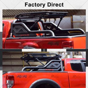 <span class=keywords><strong>Barre</strong></span> <span class=keywords><strong>de</strong></span> protection universelle en acier HM avec panier porte-bagages pour Ranger, Hilux Revo Rocco Vigo, Dmax 4x4 - Accessoires auto - Product Image 6