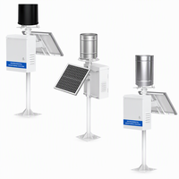 Ensemble complet de station météorologique sans fil IoT 4G RS485 à énergie solaire photovoltaïque avec capteurs extérieurs OEM