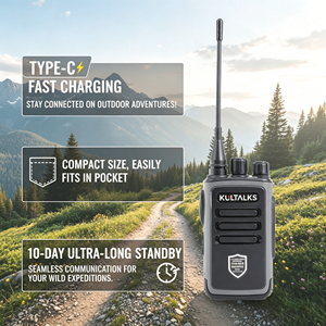 KULTALKS KT58 <span class=keywords><strong>Talkie</strong></span>-<span class=keywords><strong>walkie</strong></span> professionnel 5 watts, portée de 5 <span class=keywords><strong>km</strong></span>, UHF, <span class=keywords><strong>talkie</strong></span>-<span class=keywords><strong>walkie</strong></span> portable, radio bidirectionnelle longue portée M2630 - Product Image 2
