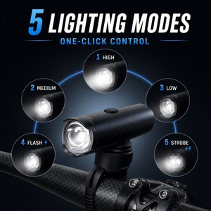 Venta al por mayor transfronteriza: Luz delantera de bicicleta Boyan de 1500lm, alimentada por batería de 4500mAh, impermeable IP66, de aleación de aluminio, para ciclismo de ocio. - Product Image 2