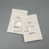 Imprimé personnalisé 100% sacs en plastique recyclables PE/PE PCR pochettes debout sacs d'emballage à fermeture éclair écologiques pour aliments avec fermeture éclair