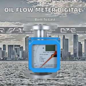 Medidor de Flujo de Aceite Aice Tech RC-LZD, Rotámetro Horizontal de Área Variable de Acero Inoxidable Pequeño con Conexión de Brida, Precisión de +/-1%, OEM - Product Image 2