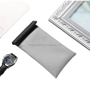 <span class=keywords><strong>Anti</strong></span>-Hacking RFID Signal Blocking Faraday Bag Shield Pouch Wallet for Cell Phone Car Key FOB - Product Image 2