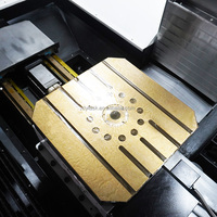 Centre d'usinage CNC horizontal 4 axes TDW1000 avec double changeur de palettes pour un fraisage continu du métal à haute efficacité