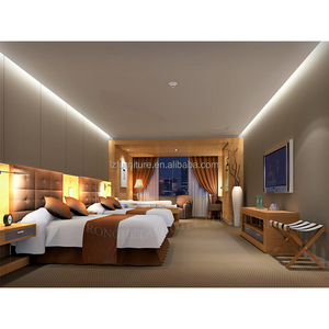 ชุดเครื่องนอนโรงแรมระดับ 3 ดาว แบบประหยัดทันสมัย พร้อมเฟอร์นิเจอร์ห้องพักครบชุด ทั้งที่นอน ผ้าปูที่นอน โซฟา โต๊ะทำงาน - Product Image 2
