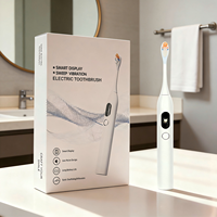 Derniers produits : Brosse à dents électrique vibrante intelligente avec écran LCD, 43000 tr/min, design compact pour les voyages, balayage optimal