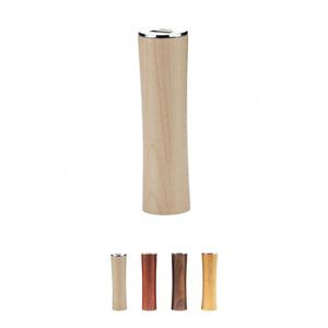 Batería Externa Redonda Pequeña, Mini Batería Portátil de Madera con Forma Personalizada para Mujer - Product Image 1