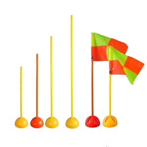 Có thể điều chỉnh tốc độ bền PVC + ABS nhanh nhẹn đào tạo rào cản 1m nhảy rào cản thiết lập nhà sản xuất - Product Image 1