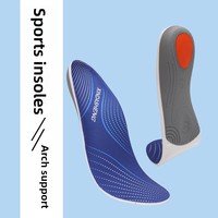 Semelles de golf en TPU avec soutien de la voûte plantaire, semelles de sport confortables, respirantes, absorbant les chocs, inserts de chaussures pour la course à pied et l'usage quotidien