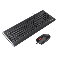Ensemble clavier et souris optiques pour ordinateur professionnel 105 touches USB Combo filaire