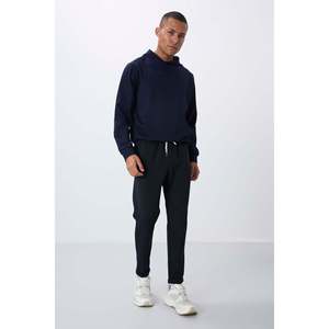 Pantalon de survêtement pour homme, coupe standard, texture indigo - 82154 - Indigo - Product Image 2