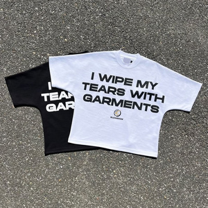 Camiseta Corta de Manga Corta Extra Grande para Hombre, Estampada Personalizada, 100% Algodón, Corte Cuadrado, Estilo Casual, Patrón de Alta Calidad, Transpirable - Product Image 3