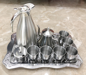 Afrikanischer Grenzüberschreitender Gas-Kompatibler Edelstahl-Doppelschicht-Orchideen-Konservierungstopf Isolierter Magnolien-Topf 28-teilig - Product Image 4