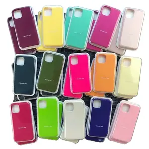 Silicone Phone Case For Apple Iphone 11 12 13 14 15 Pro Max Mini 7 8 6S Plus X Xs Factory Wholesale Smartphone Accessories Cover