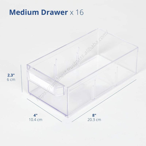 Gabinete de Almacenamiento para Garaje con Cajones Extraíbles de Plástico, Organizador para Herramientas, Manualidades y Suministros de Costura, Venta al Por Mayor - Product Image 5