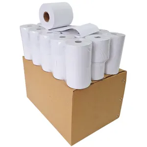 Cash Thermal Paper Till Roll 80x80 80x70 Custom POS Atm Receipt 3 1/8 X 230 Payment Printer Paper Roll