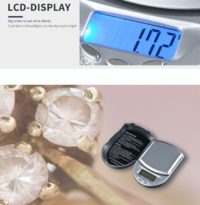 Cổ Điển A04 Túi Đồ Trang Sức Quy Mô 500G/0.1G Công Suất Pin Powered Trọng Lượng Chức Năng Đo - Product Image 5