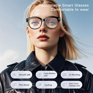 Gafas Inteligentes SENBONO M89 con IA, Lentes Fotocromáticas, Cámara HD, Llamadas Inalámbricas, Asistente <span class=keywords><strong>de</strong></span> Voz, Gafas Inteligentes con Cámara - Product Image 4