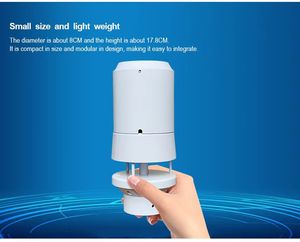 Anemômetro Digital de Tamanho Pequeno Rs485 Modbus com 5 Parâmetros Meteorológicos: Chuva, Velocidade e Direção do Vento Ultrassônico - Product Image 4