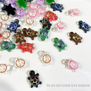 Cartoon <strong>Little</strong> Turtle Blind Bag Hot-selling Nail Art DIY Resin Jewelry Accessories Handmade Dripping Oil Technique Source - Product Image 4
