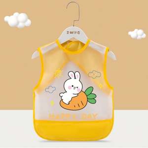 Baberos Ajustables de Alta Calidad al por Mayor, Baberos de Algodón EVA para Bebés, Baberos de Dibujos Animados Impermeables para Alimentación - Product Image 4