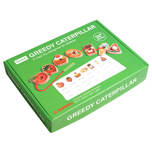 Juego de Enhebrar Cuentas de Madera con Forma de <span class=keywords><strong>Oruga</strong></span> para Niños, Juego Educativo Montessori para el Desarrollo del Pensamiento Lógico, para Niños de 4 a 6 Años - Product Image 6