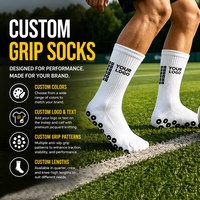 Chaussettes de football antidérapantes personnalisées, respirantes, douces et confortables, chaussettes de football pour adultes et jeunes