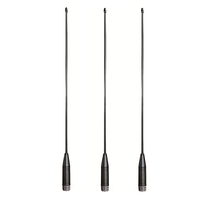 Antenne radio FM à gain élevé RH771-1, antenne radio portable longue portée, VHF UHF V/U, fouet souple, antenne en caoutchouc de 38 cm