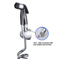 Pistolet de pulvérisation manuel ABS pour toilettes, pour hygiène personnelle et lavage des fesses, avec fonction bidet et petite douchette, certifié CUPC, pour salle de bain, Xiamen
