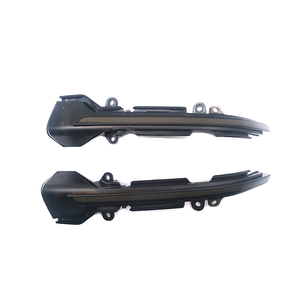 ADT lente ahumada dinámica secuencial Led espejo lateral luces de señal de giro tira indicadora ámbar para <span class=keywords><strong>LEON</strong></span> 5F IBIZA V KJ1 ARONA KJ7 - Product Image 1