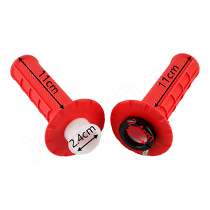 YHMOTO Puños de Manillar con Bloqueo Griffgummi para Motocicleta Universal, Puños Tipo Waffle con Cierre a Presión - Product Image 2