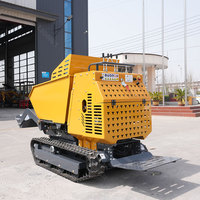 Stabiler, schnell fahrender Hochleistungs-Hydraulik-Minidumper mit Benzinmotor für den Transport in schlammigen Gebirgslandschaften